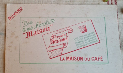 Ancien buvard publicitaire - ancien,