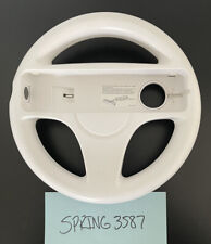 Genuine White Nintendo Wii Steering Wheel Controller Mario Kart OEM (RVL-024)