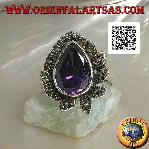 Bague argent 925 avec - en,