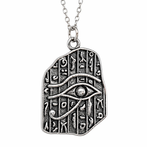 Collier cartouche pendentif