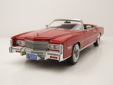 Cadillac Eldorado Cabriolet 1976 Rouge Modèle Réduit 1:18 MCG