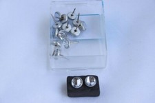 50 Haute Qualité Clou de Décoration Sellerie - Fabriqué En Germany- 11mm Clair