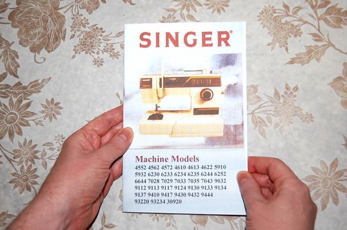 Instructions manual singer - instructions,