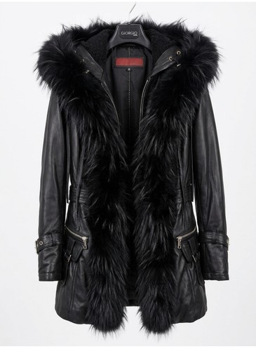 Giorgio mario parka cuir - giorgio,