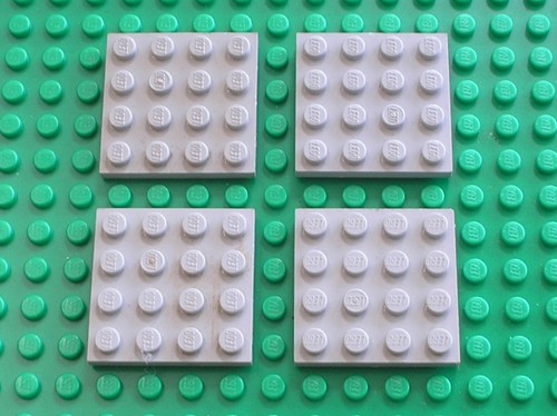Lego plaque oldgray - 4, x