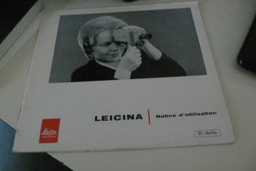 Leica leicina leitz notice - leica,