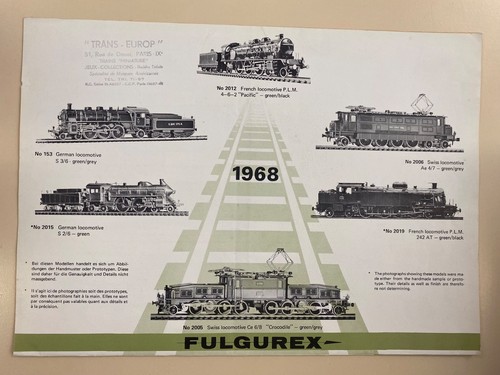Ancien catalogue trains