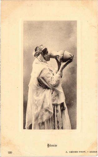 Cpa algeria 220 - algeria, bédouine.
