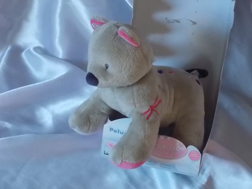 Doudou chat gris tâches - gris,,