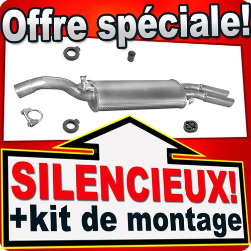Silencieux arriere pour - silencieux,
