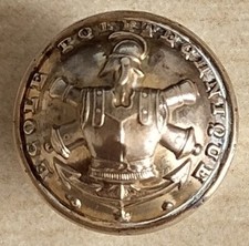Bouton Uniforme ÉCOLE POLYTECHNIQUE ø 22,5mm . Bon état