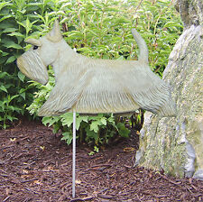 Panneau De Jardin Pour Chien Scottish Terrier Peint À La Main Wheaten