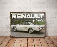 Plaque métal vintage renault