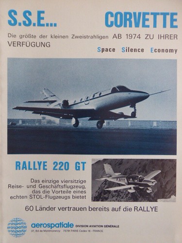 1973 pub aerospatiale - 5/1973,