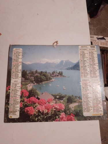 Calendrier des postes - postes, 1990