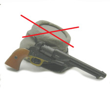 1/6 Battle Gear Toys 856 02 Army Colt Revolver 1860 Poignée Marron Clair USCW