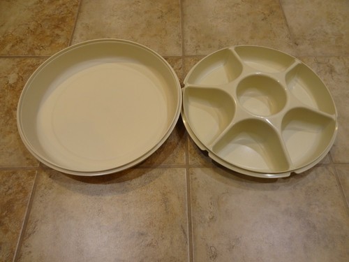 Vintage tupperware divided - vintage,
