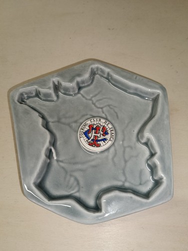 Cendrier vintage faïence - cendrier, en