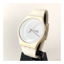 Swatch White Rebel SUOW701 2010 - Montre Blanche Unisexe | Swiss Made