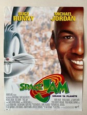 AFFICHE SPACE JAM - BUGS BUNNY - MICHAEL JORDAN - 40 X 53