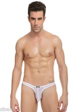 Slip string blanc - slip, l