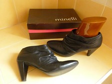 BOTTINES  " MINELLI  " CUIR