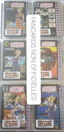 Cartes dragon ball non
