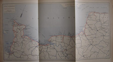 Carte géographique des Côtes
