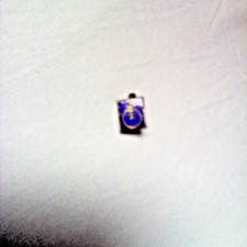  RARE - Insigne  émaillé bleu NRVDA - 1,8 x 1,2 cm - Attache Epingle 