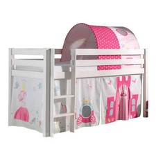 Pack - Lit Enfant, Tente & Tunnel "Pino Princesse" Blanc