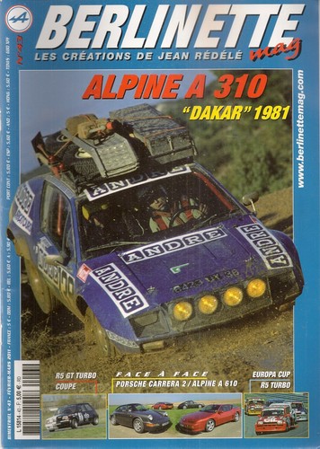 Berlinette mag alpine - alpine, a310