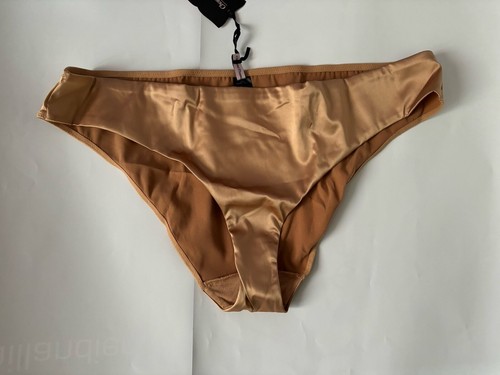 Culotte satin couleur or - en,