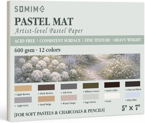 5x7 sanded pastel paper - sanded, pad