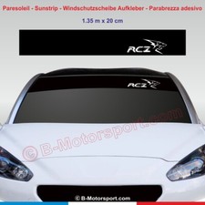 Sticker pare-soleil pour RCZ SPORT logo lion autocollant paresoleil |  2543