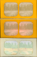 Stéréo, scène de jeu de balle, ballon, sport vintage stéréo card tissue, carte j