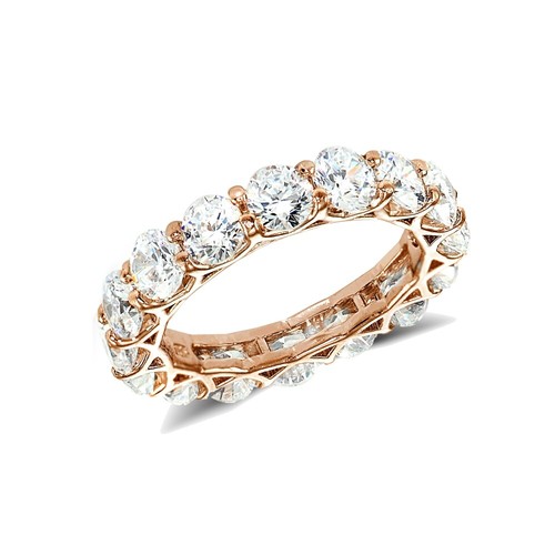 18k rose sur argent - sur,