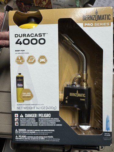 Bernzomatic duracast 4000 - bernzomatic,