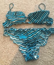 Blue With Lines Pattern Sexy