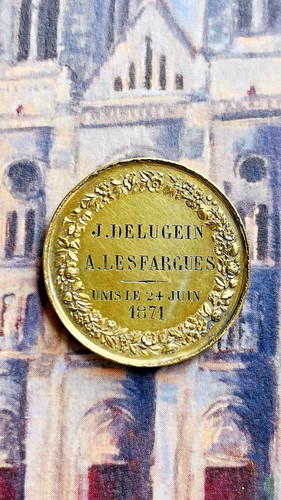 Médaille mariage argent - mariage, en