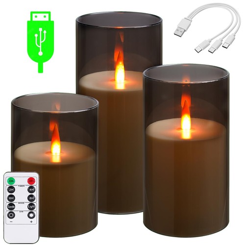 Bougies led rechargeables - bougies,