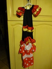 lot 2robes déguisements fillette 3-4ans  espagnole et petits pois !!!