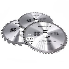 3x Ensemble Hm Lame de Scie Circulaire pour Metabo Rabattable Kgs 254 M / Ø 254