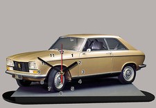  AUTO PEUGEOT 304 COUPÉ JAUNE