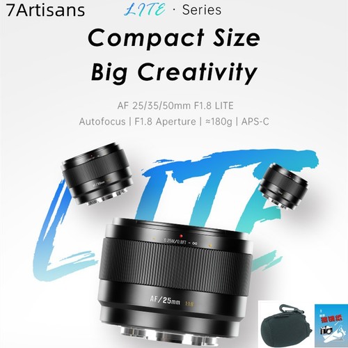 7artisans 25mm 35mm 50mm - , f1.8