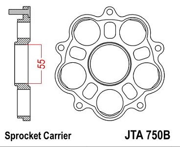 Porte couronne sprokets - couronne,