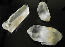 Lot de 3 pointes de Quartz avec fantôme (73,8 g) - Isère, France