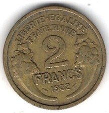 Pièce 2 Francs Morlon 1932 – Monnaie ancienne France – REF 5599