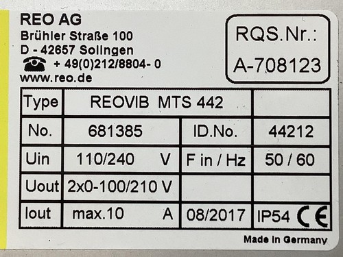 Mts442 reo reovib mts - reo,