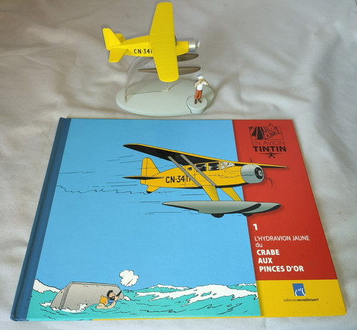 Figurine avion tintin 1 - avion,