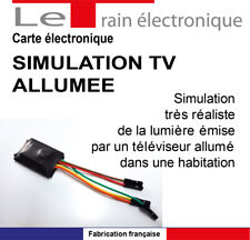 EFFET TV ALLUMÉE pour modélisme ferroviaire, maison de poupée, dioramas